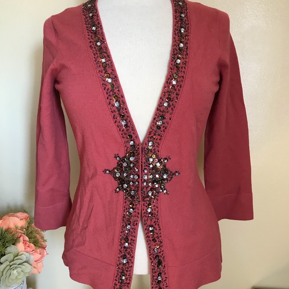Nine West Gorgeous Embellished Cardigan. - Picture 2 of 8
